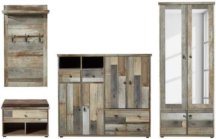 roomscape Garderobenset Tapara I (4-teilig)