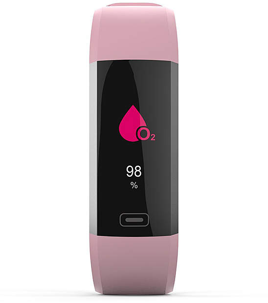 Pink BFIT Water-Resistant Fitness Tracker