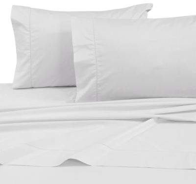 Tribeca Living 750-Thread-Count Cotton Sateen Standard Pillowcases in White (Set of 2)