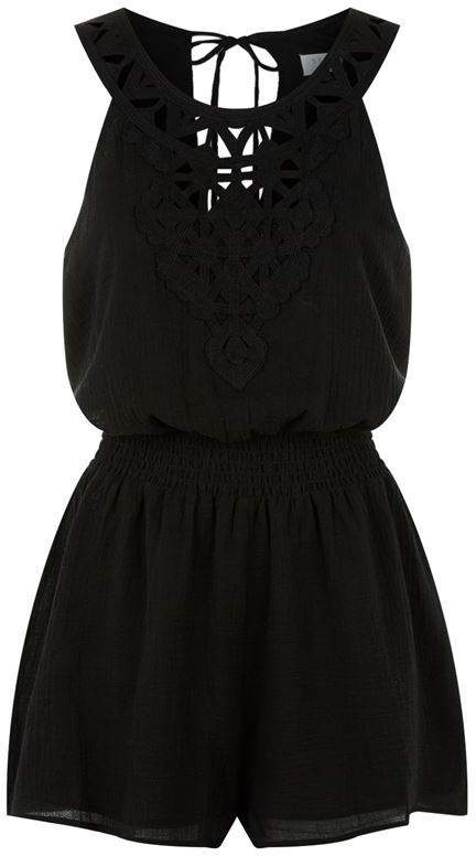 Geo Lace Playsuit