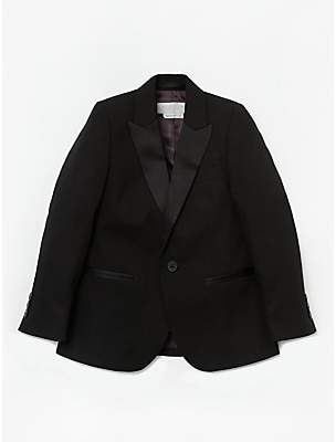 John Lewis Heirloom Collection Boys' Tuxedo Jacket, Black