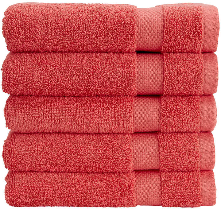 Bamford Towel - Coral - Bath Sheet