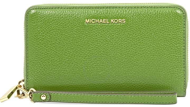 Michael Kors Mercer Large Phone Wristlet - True Green - ONE COLOR - STYLE