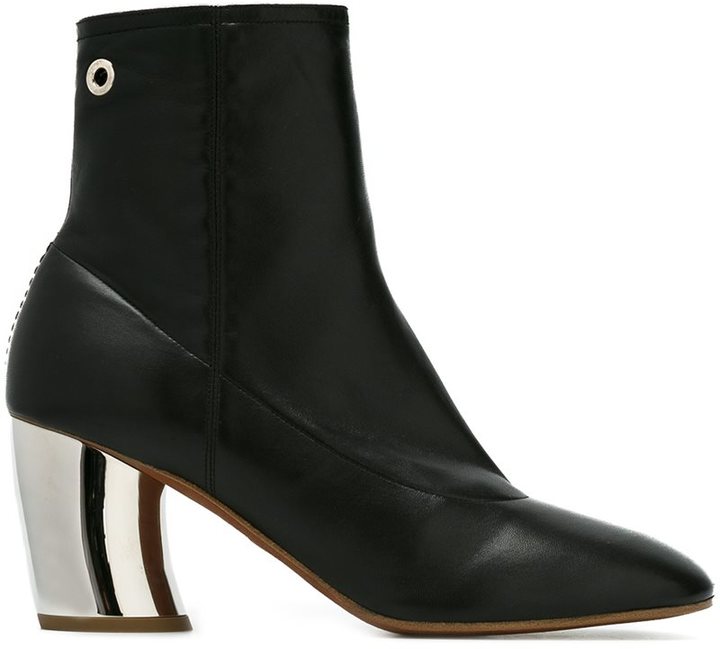 Proenza Schouler metallic heel ankle boots