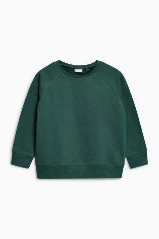 Boys Green Crew Neck Sweater (3-16yrs) - Green