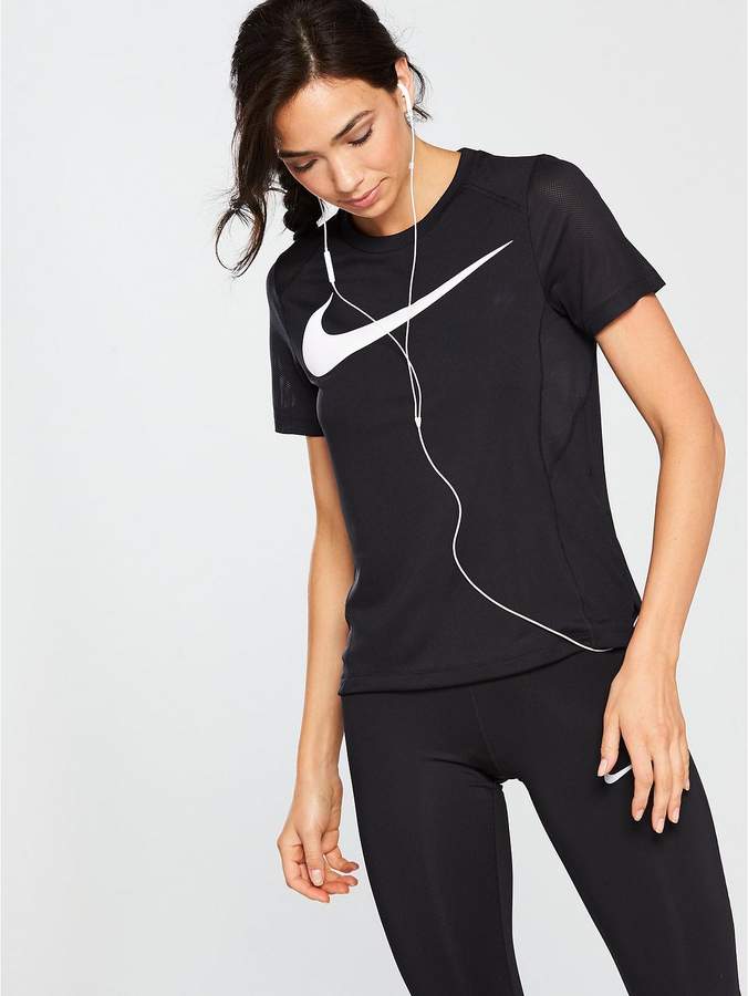 Running Dry Miler T-Shirt - Black