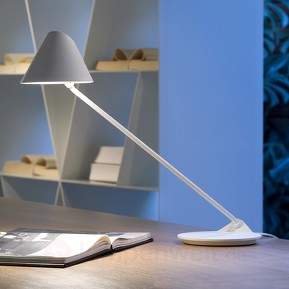 Energieeffiziente LED-Tischleuchte Ginga, weiß