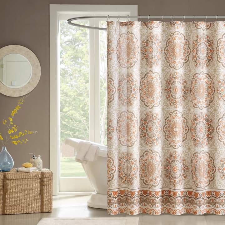 Madison Park Highland Fabric Shower Curtain