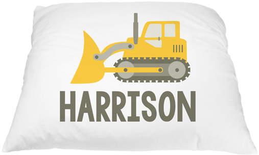 Tractor Harrison Personalized Pillowcase