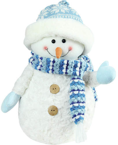 The Holiday Aisle Arctic Snowman Wearing Knit Hat Christmas Decoration
