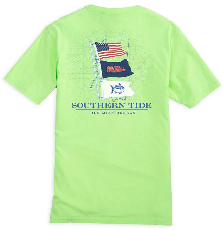 Game State Flag T-shirt - University of Mississippi