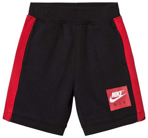 Red and Black Air Sweat Shorts