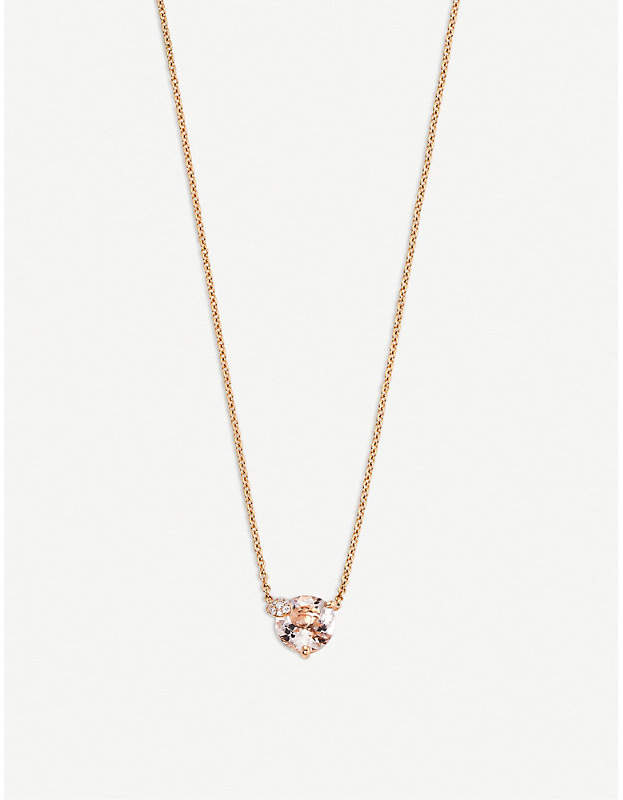 BUCHERER JEWELLERY Peekaboo 18ct rose-gold and morganit necklace