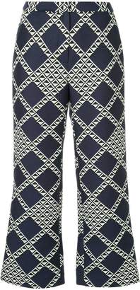 bootleg pants shopstyle farfetch bianca spender trousers cropped diamond