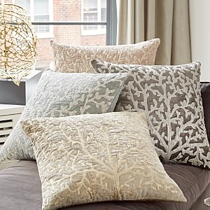 Tree of Life Appliqued Velvet Decorative Pillow, 20 x 20