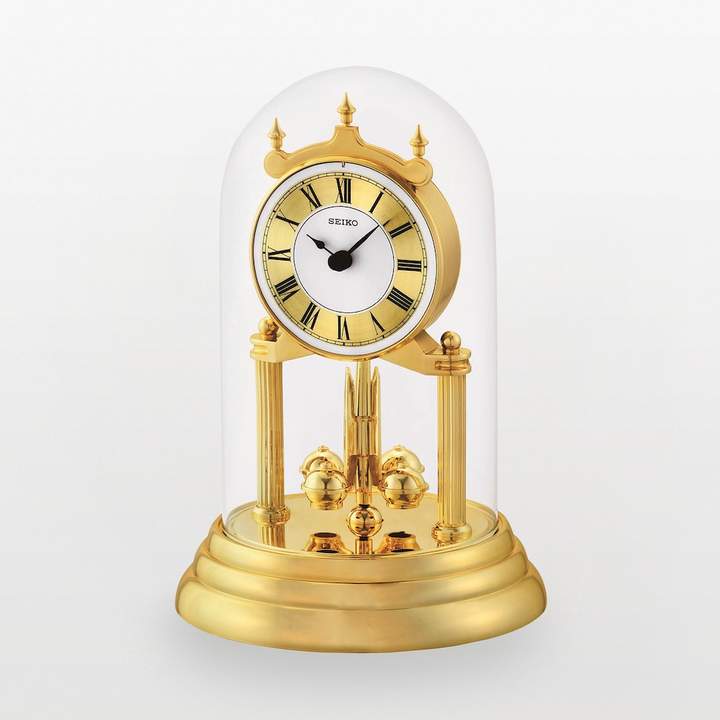 Gold Tone Anniversary Mantel Clock - QHN006GLH