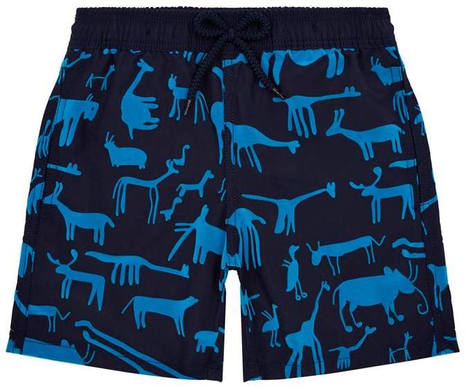 Animal Print Swim Shorts