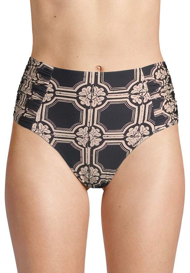 Women's Tiled Pattern Bikini Bottom