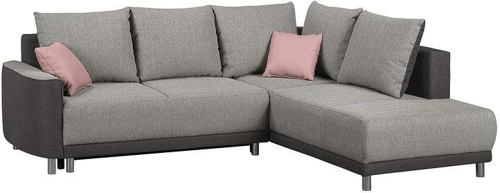 roomscape Ecksofa Colatina (mit Schlaffunktion) Strukturstoff Grau