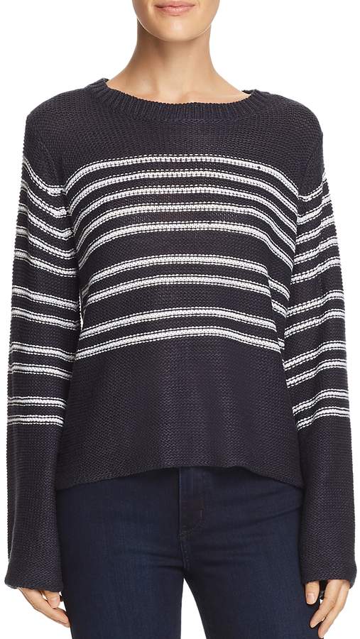 Bell Sleeve Striped Sweater - 100% Exclusive