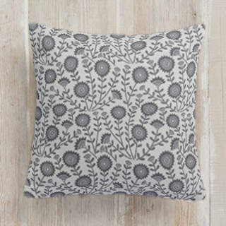 Lively Flowers Square Pillow