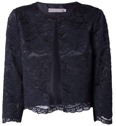 Christian Berg Cocktail Cocktailjacke aus floraler Spitze