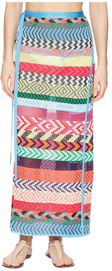 Evaris Skirt Fira Stripe Knit Cover-Up