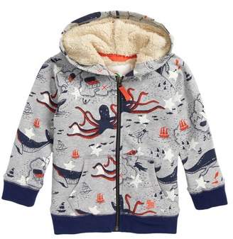 Mini Boden Shaggy Lined Hoodie