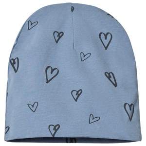 One We Like Faded Denim Blue Hearts Hat