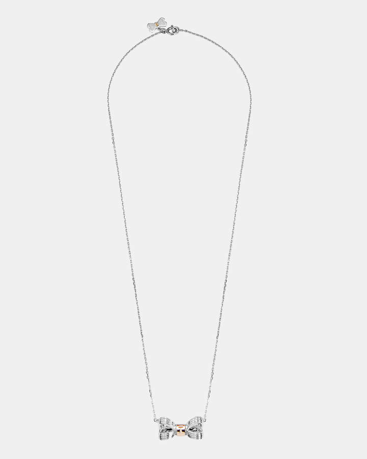 Halskette Mit Schleifendetail Aus Sterling