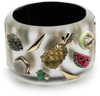 Fruit Studded Lucite(R) Hinge Bracelet