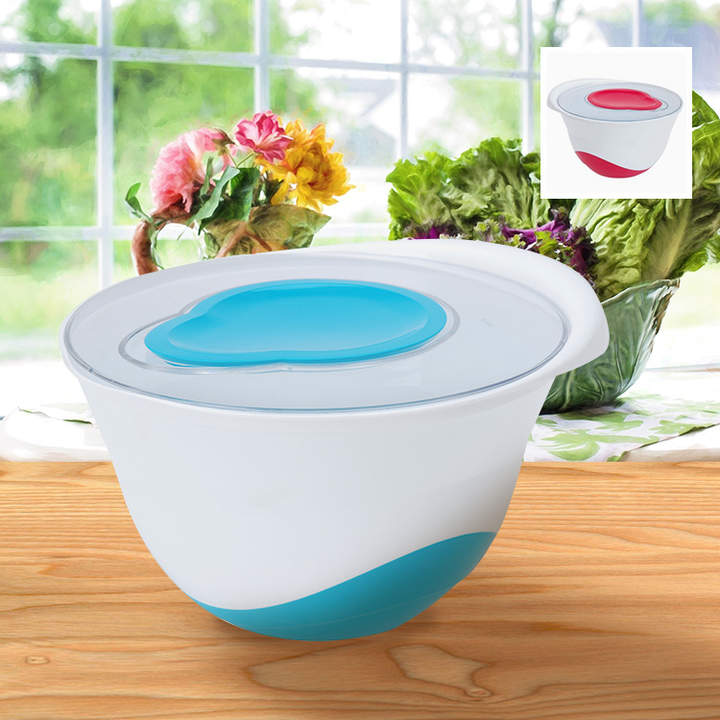 Rührschüssel mit transparentem Deckel