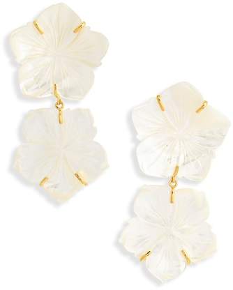 Paper White Reflection Earrings