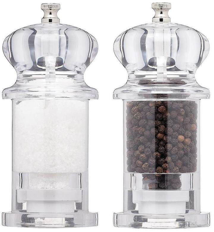 Filled Acrylic Salt And Pepper Mills
