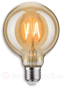 E27 LED-Globelampe G95 in Gold