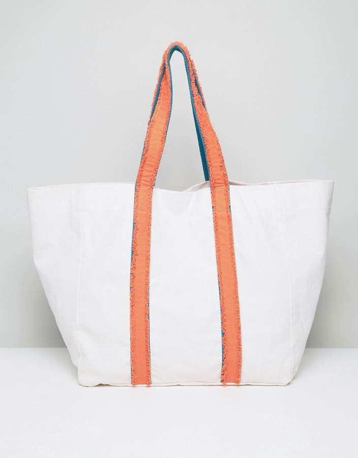 LIFESTYLE – Oversize-Shoppertasche im Farbblockdesign