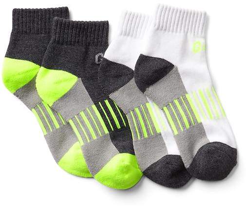 Coolmax® athletic quarter crew socks (2-pack)
