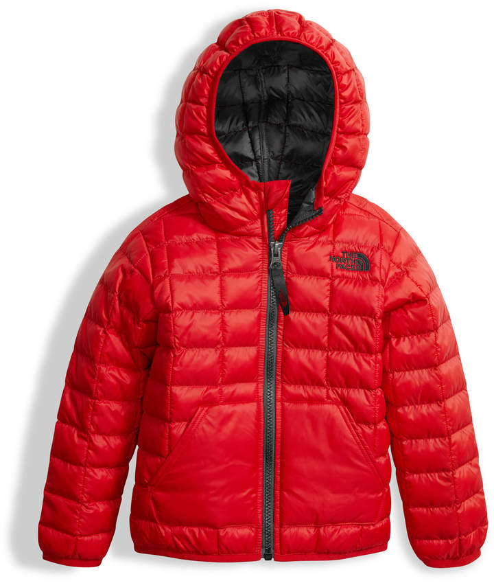ThermoBall Hooded Jacket, Red, Size 2-4T