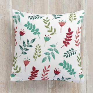 Playful leaves Self-Launch Square Pillows