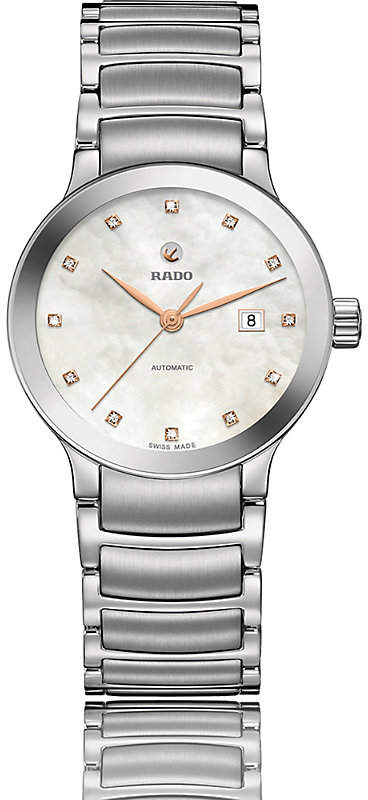 R30027923 Centrix mother-of-pearl and stainless steel watch