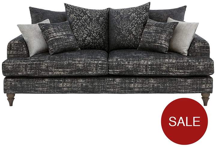Luxe Collection - Elegance 3-Seater Fabric Scatterback Sofa