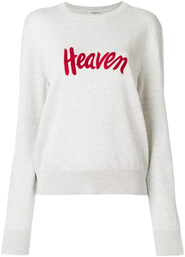 Pullover mit Heaven-Stickerei