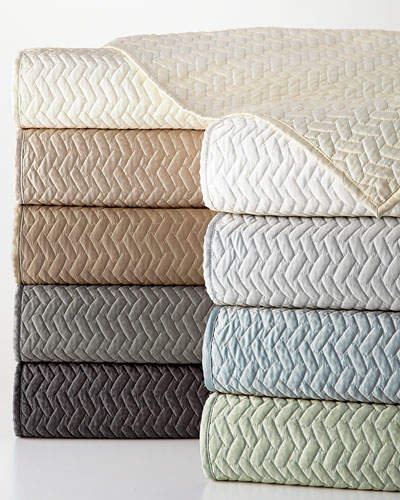 Buy Westpoint Home King Vannerie Quilted Satin Coverlet!