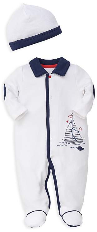 Boys' Breezy Sails Nautical Footie & Hat Set - Baby