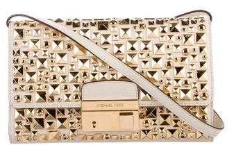 Michael Kors Studded Gia Clutch - GOLD - STYLE
