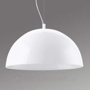 Weiße LED-Hängeleuchte Gaetano 38 cm