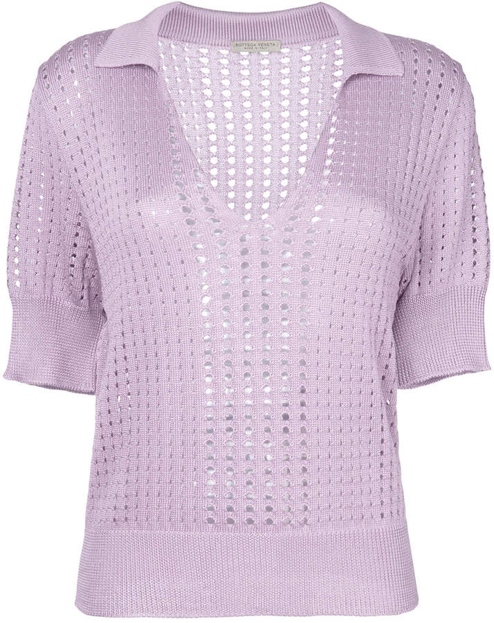 perforated blouse