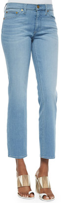 Tory Burch Cropped Straight-Leg Jeans