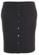 manguun collection Rock, mit Wolle, Knopfleiste vorne, Taschen