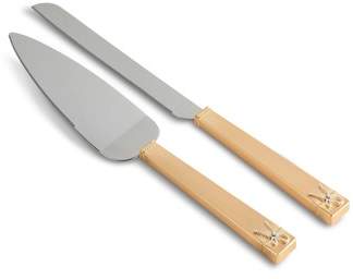 x Wedgwood Love Knots 2-Piece Cake Serving Set